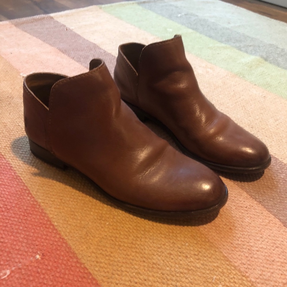 Frye Slip On Flat Booties